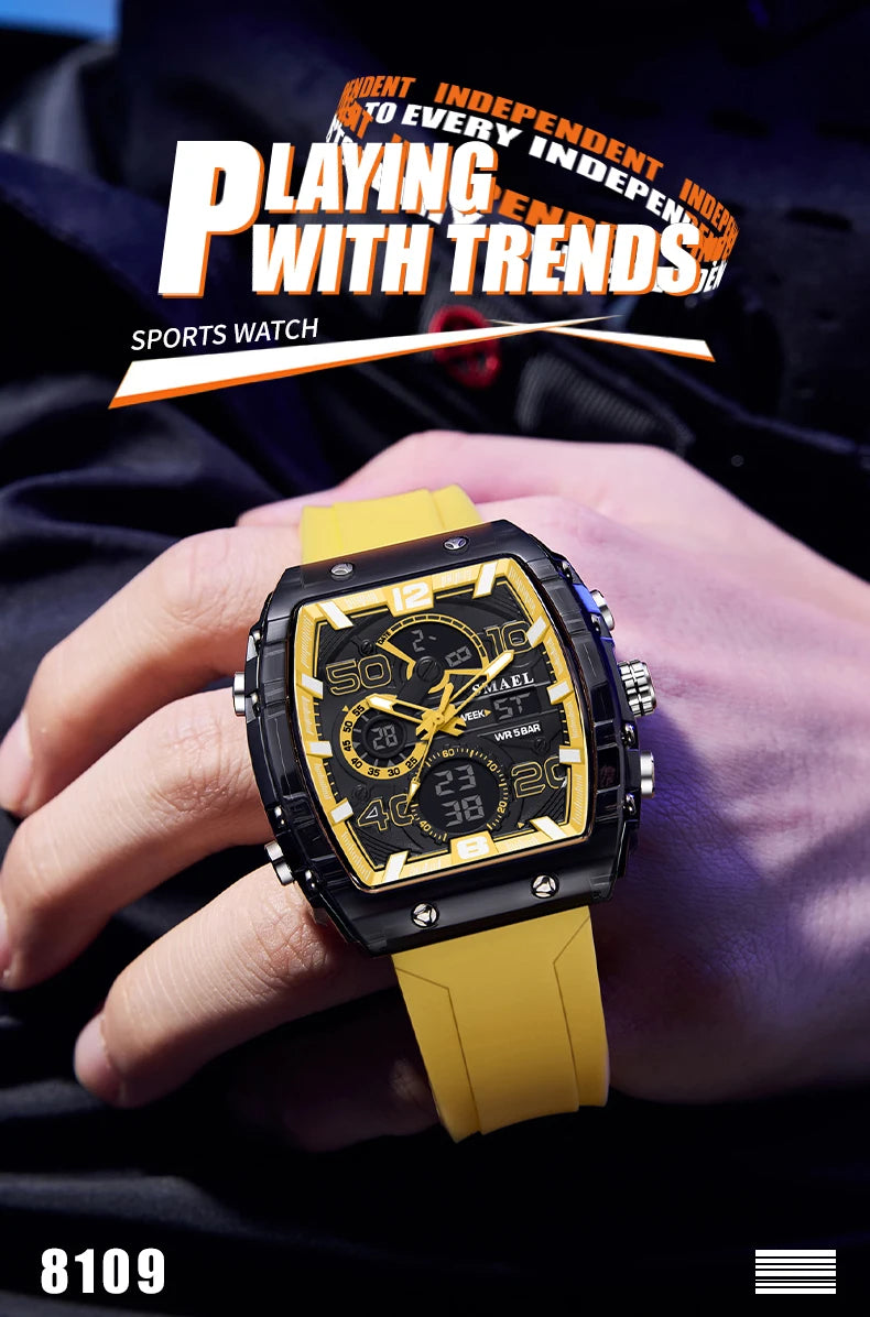 Sports Fashion Multi-Functional Men's Watch