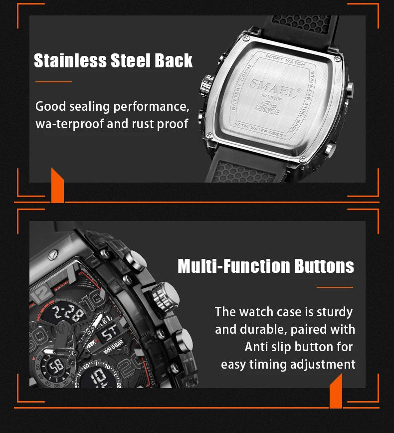 Sports Fashion Multi-Functional Men's Watch