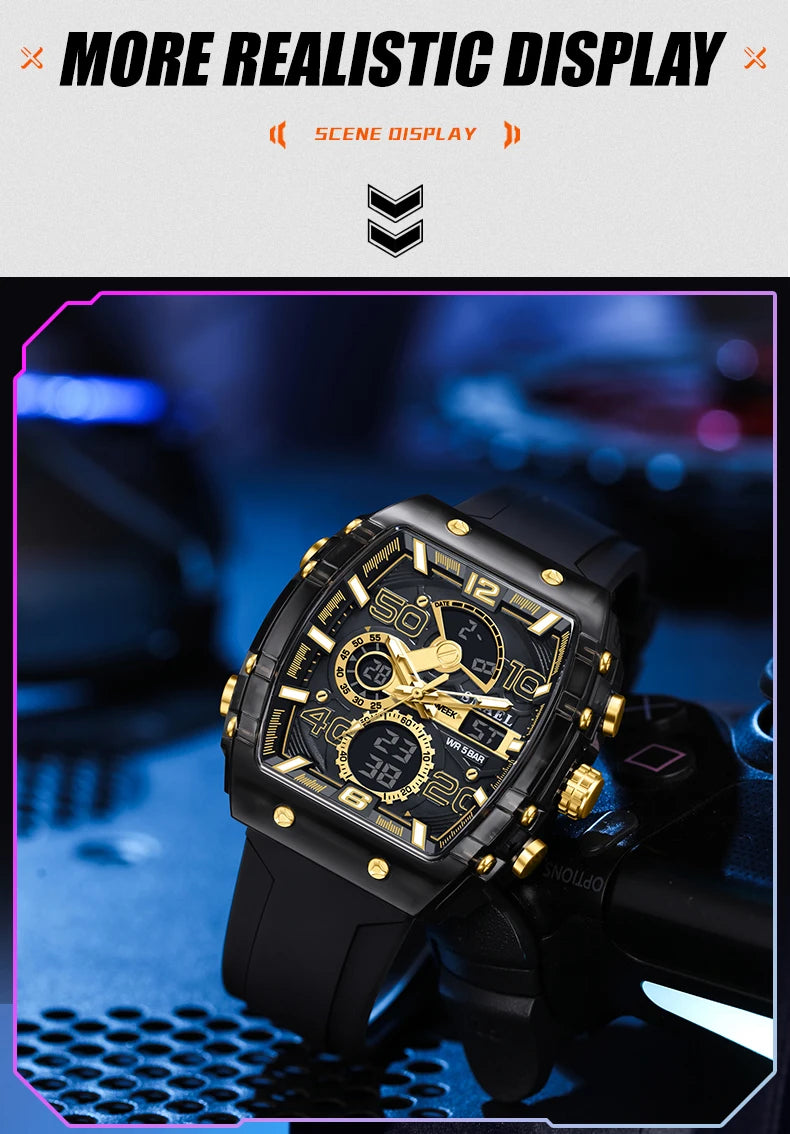 Sports Fashion Multi-Functional Men's Watch